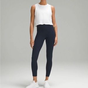 Lululemon Fast and Free high waisted leggings in charcoal. Size 12
